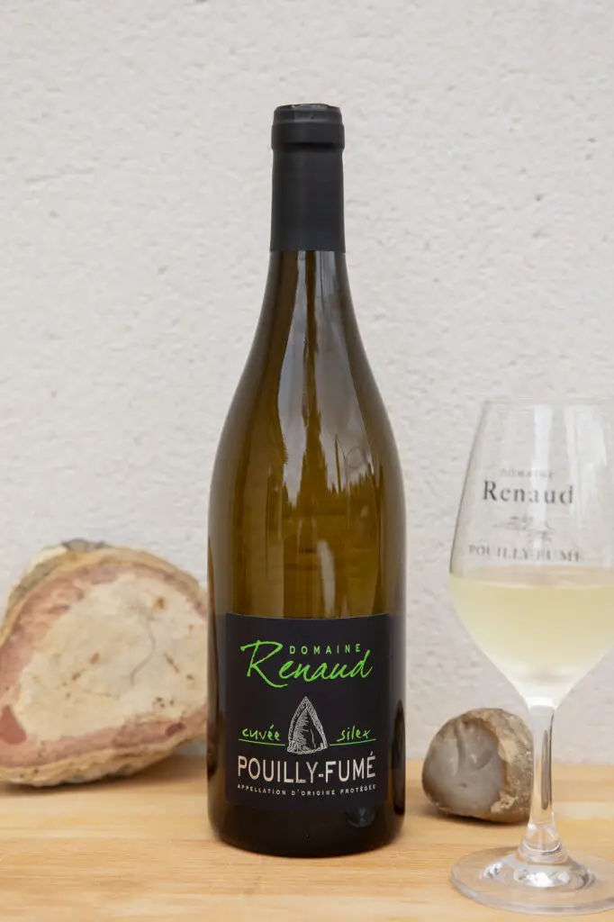 Bouteille de vin pouilly fumé cuvée Silex du domaine renaud et fils